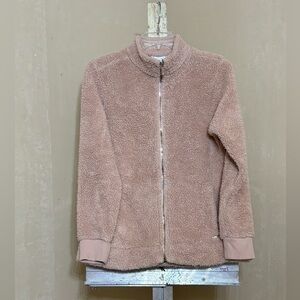 CALVIN KLEIN BLUSH PINK WOMENS FULL ZIP JACKET SZ SMALL